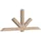 Ekena Millwork Kennewick Smooth Timber Gable Bracket, Douglas Fir, 108"W x 40"H x 5 1/2"D x 5 1/2"F, 9/12 Pitch GBW108X40X0606KEN00SDF - alternate 3